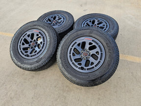 17" Nissan Frontier X-PRO OEM Desert Runner wheels rims tires DUELER A/T Texas Truck Tire