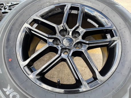 18" Ford Taurus Explorer OEM 10698 rims wheels black 2023 2024 2025 2026 HANKOOK Texas Truck Tire