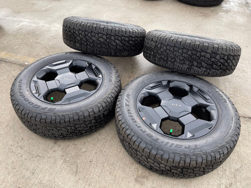 17" Kia Sorento X-PRO OEM wheels rims Telluride Sedona 2025 2026 NEW Texas Truck Tire