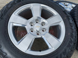 20" Chevy Silverado 1500 Tahoe Suburban OEM wheels rims 5652 tires FALKEN A/T3 Texas Truck Tire