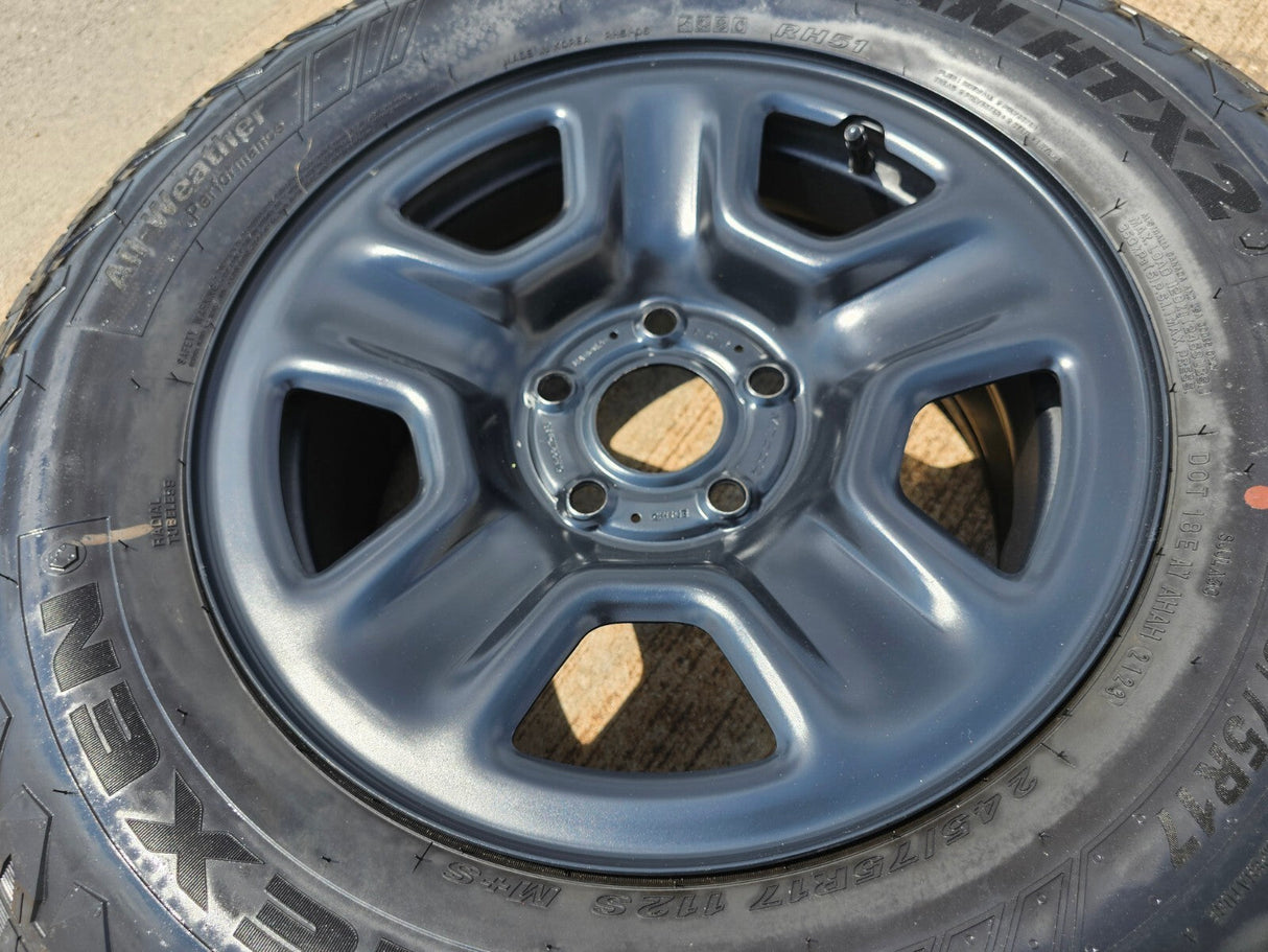 17" Jeep Gladiator OEM wheel rim 9220 9240 spare Wrangler 2024 2025 2026 NEW Texas Truck Tire
