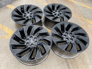 22" Lincoln Navigator OEM 10665 rims wheels BLACK LABEL 2025 2026 2027 NEW Texas Truck Tire