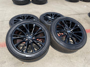20" Cadillac XT4 OEM black wheels rims 2023 2024 2025 2026 NEW Texas Truck Tire
