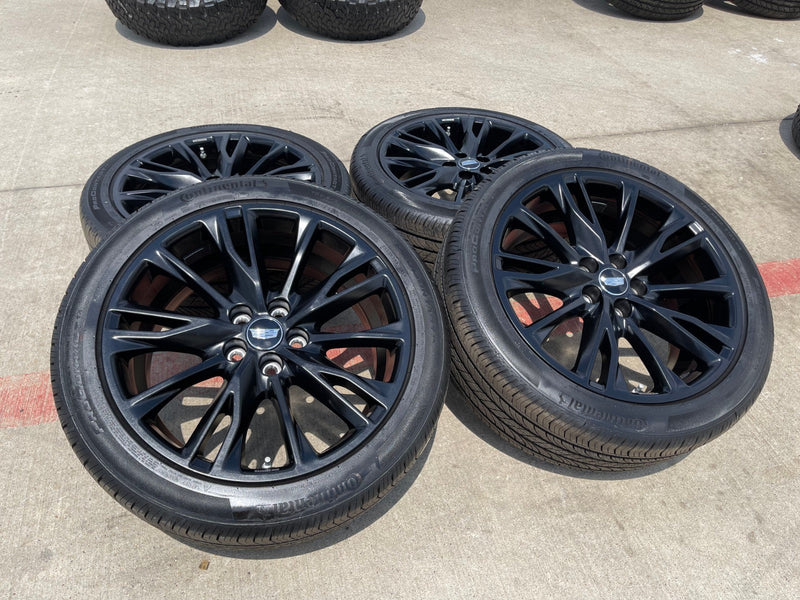 20" Cadillac XT4 OEM black wheels rims 2023 2024 2025 2026 NEW Texas Truck Tire