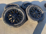 20" Dodge Ram 2500 3500 LARAMIE OEM 51649 wheels rims A/T2 2025 2026 Texas Truck Tire
