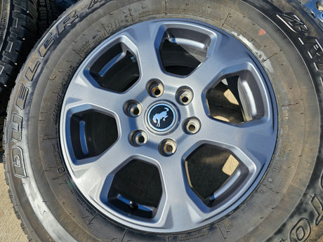 17" Ford Bronco Big Bend wheels rims 10384 OEM Ranger 2023 2024 2025 2026 NEW Texas Truck Tire