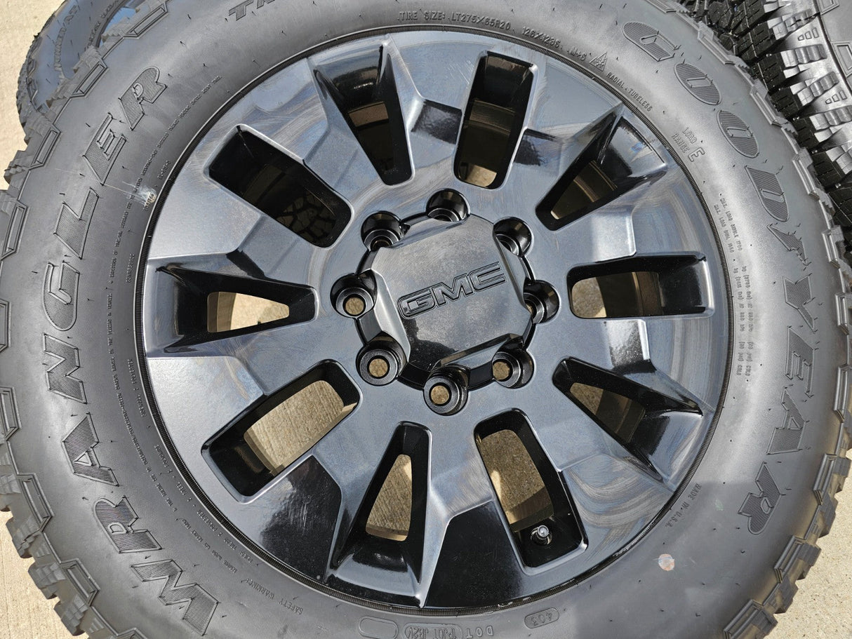 20" GMC Sierra DENALI Chevy Silverado 2500 3500 OEM 5960 5947 wheels rims NEW Texas Truck Tire