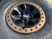 17" Ford F-150 Raptor OEM BEADLOCK rims wheels BRONZE 10459 95210 BFG 37" NEW Texas Truck Tire