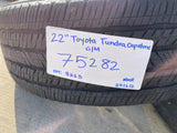 22" Toyota Tundra Sequoia OEM wheels rims 75282 Land Cruiser GX550 CAPSTONE Texas Truck Tire