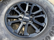(5) 17" Ford F-150 Raptor OEM 10611 rims wheels Bronco tires GOODYEAR 35" Texas Truck Tire