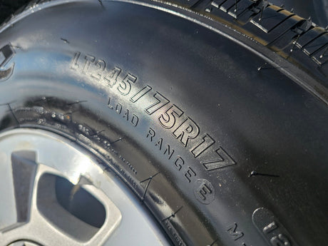 17" GMC Sierra Chevy Silverado 2500 3500 OEM 5500 wheels rims FIRESTONE NEW Texas Truck Tire