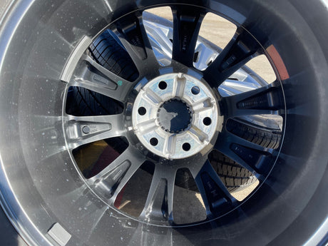 22" Chevy Silverado High Country OEM 5922 wheels rims Tahoe 2024 2025 2026 NEW Texas Truck Tire