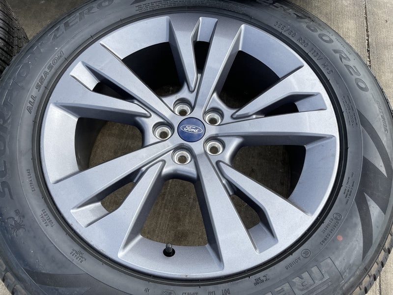 20" Ford Explorer Limited OEM rims wheels 10267 Aviator 2025 2026 NEW PIRELLI Texas Truck Tire
