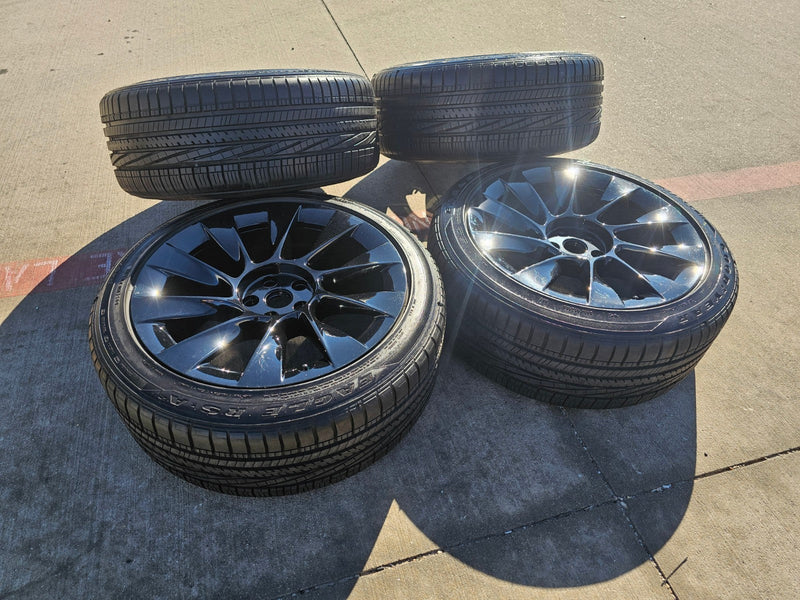 20" Tesla Model Y OEM INDUCTION wheels rims 2022 2023 2024 2025 2026 GOODYEAR Texas Truck Tire