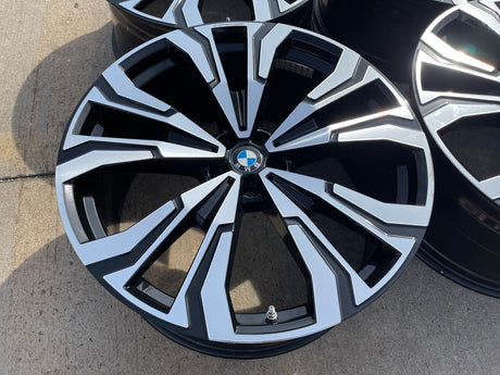 23" BMW X7M X5 X6 X7 OEM Series 86675 wheels rims 2022 2023 2024 2025 2026 Texas Truck Tire