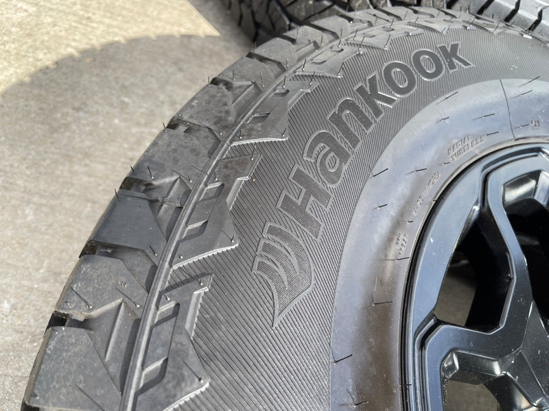 18" Dodge Ram 1500 TRX RHO Black OEM 66002 wheels rims HANKOOK A/T2 35" Texas Truck Tire