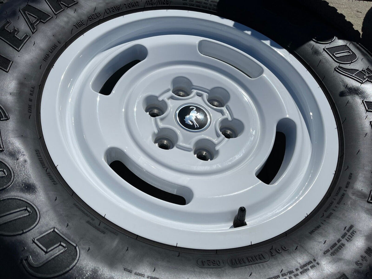 17" Ford Bronco HERITAGE Limited Edition wheels rims white 35" NEW 2024 2025 Texas Truck Tire