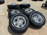 17" Ford F-350 Dually OEM 10477 10478 rims wheels 2024 2025 2026 GENERAL A/T NEW Texas Truck Tire