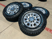 18" Chevy Silverado Trail Boss 2500 3500 OEM 5959 wheels rims NEW BFG KO3 A/T Texas Truck Tire