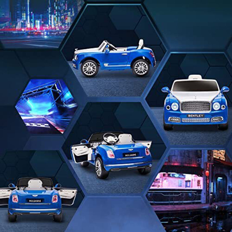 Bentley 12V Electric Ride-On Vehicle with Remote Control, Battery-Operated Car with Suspension