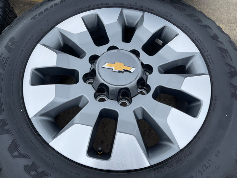 20" Chevy Silverado GMC Sierra AT4 2500 3500 OEM 5960 5947 wheels rims GOODYEAR Texas Truck Tire