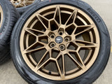 19" Ford Mustang GT Track Pack OEM 10600 10603 Bronze wheels rims 2025 2026 NEW Texas Truck Tire