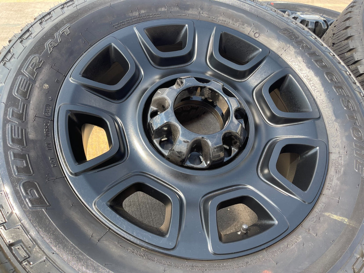 20" Ford F-250 F-350 OEM Lariat Platinum wheels rims 10486 tires 2025 2026 NEW Texas Truck Tire