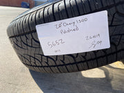 20" Chevy Silverado 1500 Tahoe Suburban OEM wheels rims 5652 tires PIRELLI A/T Texas Truck Tire