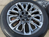 22" GMC Yukon Chevy Tahoe Escalade OEM 95486 wheels rims 2024 2025 2026 NEW Texas Truck Tire