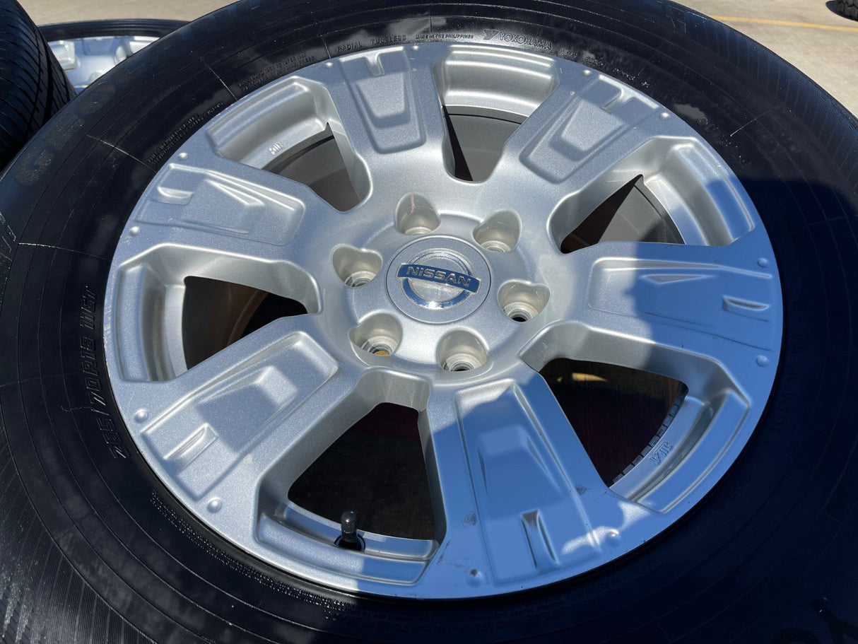 18" Nissan Titan Armada OEM 62752 wheels rims tires YOKOHAMA Texas Truck Tire