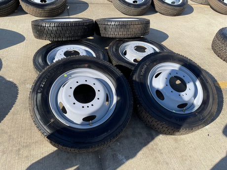 19.5" Ford F-450 Dually F-550 rims wheels RAM 4500 OEM 10x225 2024 2025 2026 NEW Texas Truck Tire