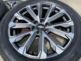 22" Chevy Tahoe Silverado Suburban OEM wheels rims 2022 2023 2024 2025 2026 NEW Texas Truck Tire