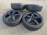 20" Jeep Grand Cherokee SRT Trackhawk 9062 OEM Replica Dodge Journey wheels rims Texas Truck Tire