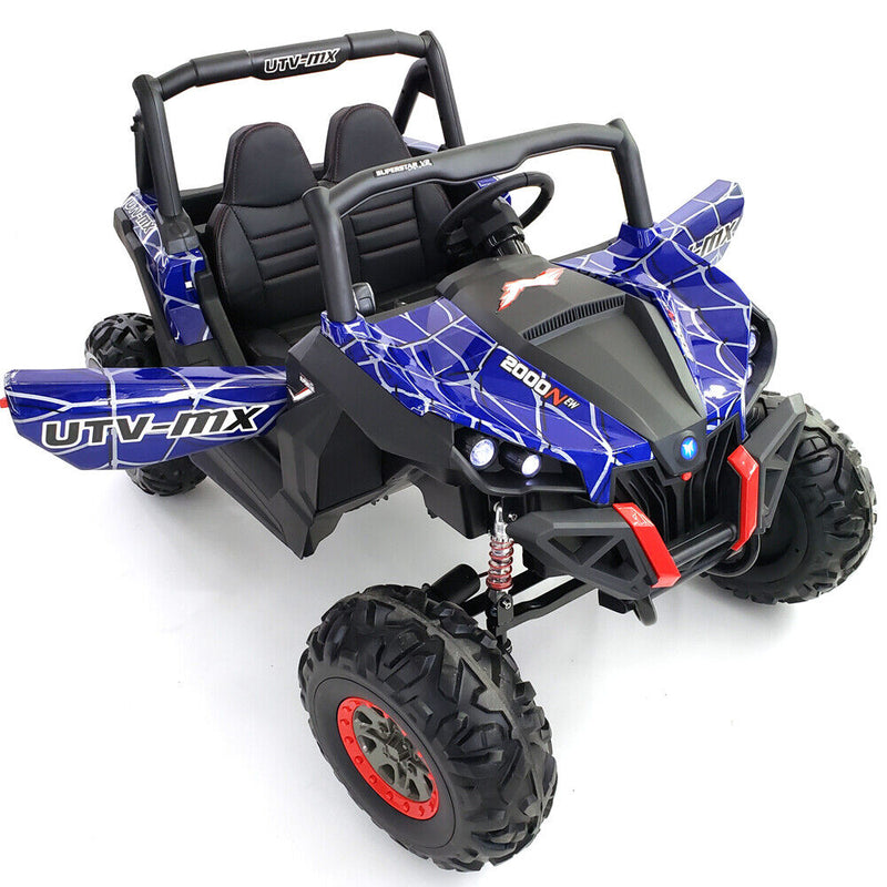 Electric Ride-On Buggy with Remote Control - 2 Seater ATV for Kids, 200W 24V Battery-Powered Car