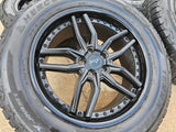 20" 20x9 NICHE Methos M194 Jeep Wrangler wheels rims 5x114.3 5x4.5 Texas Truck Tire