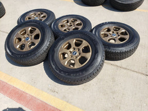 17" Ford Bronco HERITAGE wheels rims BRONZE tires 10384 OEM NEW Texas Truck Tire
