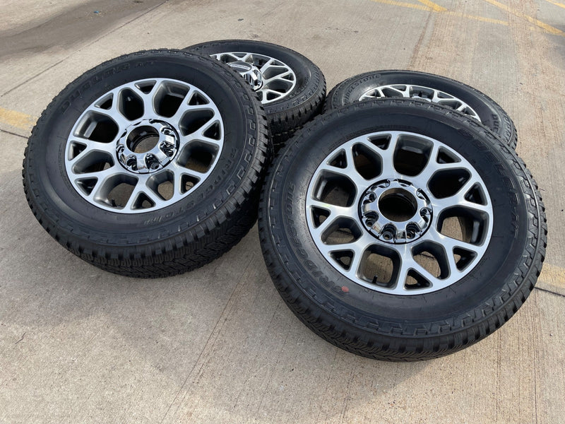 20" Ford F-250 F-350 OEM Lariat wheels rims 10292 tires BRIDGESTONE DUELER A/T Texas Truck Tire