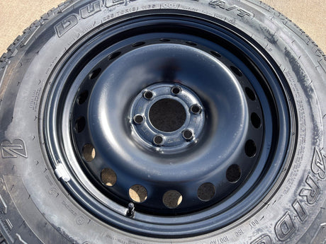 (1) 18" INEOS Grenadier OEM steel wheel rim tire 2024 2025 2026 NEW Texas Truck Tire