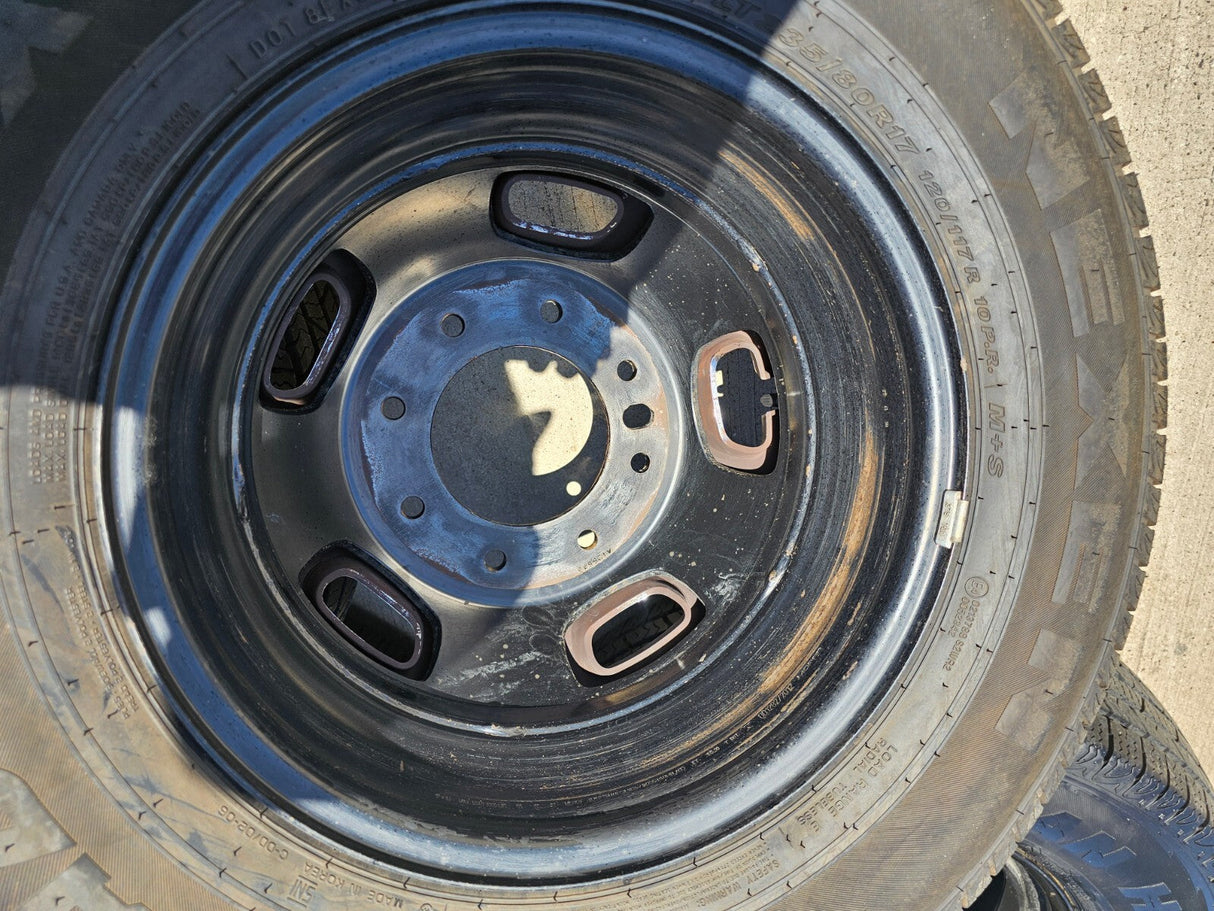 17" Dodge Ram 3500 Dually Laramie 8x200 wheels rims 2703 2704 OEM 2024 2025 NEW Texas Truck Tire