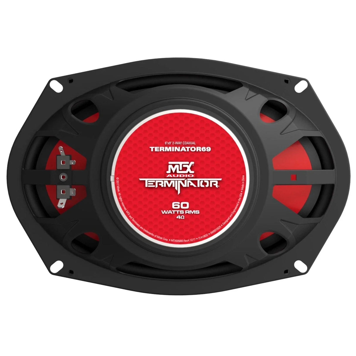 MTX Terminator 69 6x9in 2-Way 60W RMS 4 Ohm Coaxial Speakers (Pair) MTX