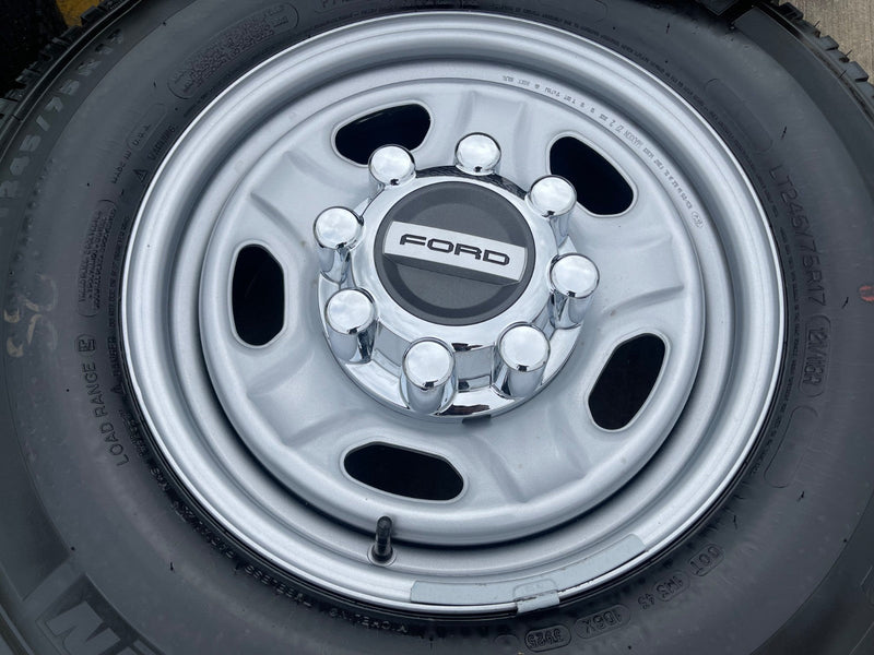 17" Ford F-250 F-350 OEM 3828 wheels rims tires MICHELIN LTX A/T2 NEW Texas Truck Tire
