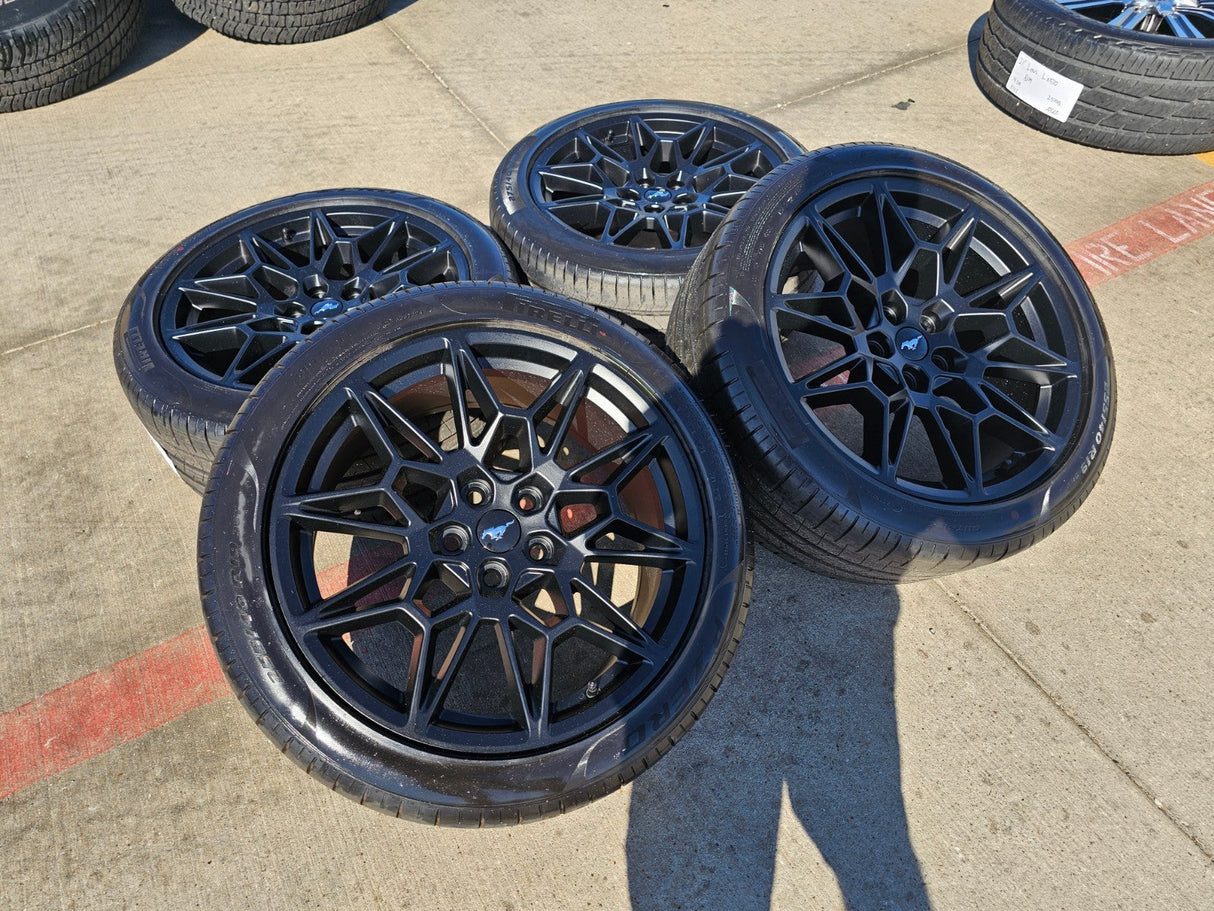 19" Ford Mustang GT Track Pack OEM 10600 10603 wheels rims 2025 2026 NEW Texas Truck Tire