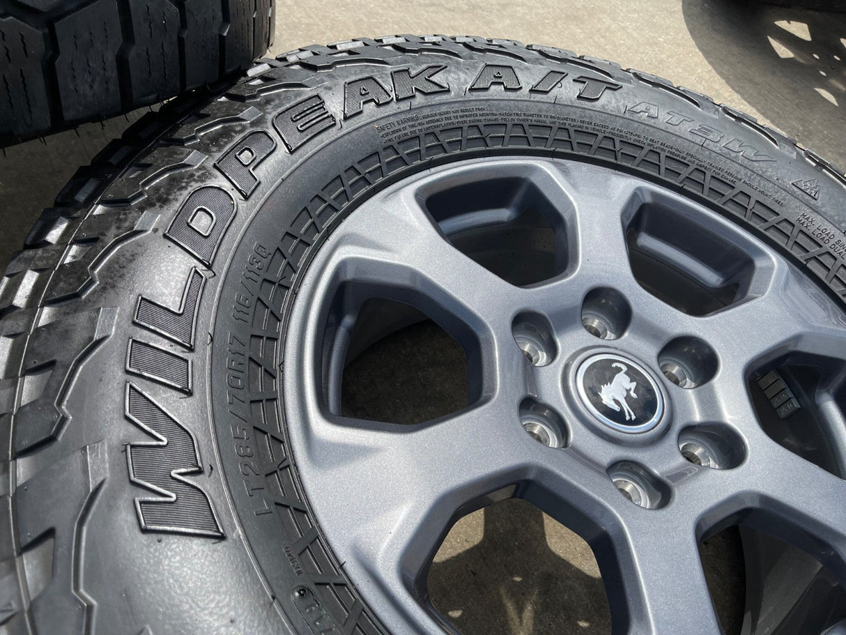(5) 17" Ford Bronco Big Bend wheels rims 10384 OEM Ranger FALKEN A/T3 33" Texas Truck Tire