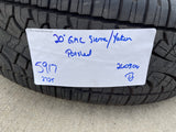 20" GMC Sierra Yukon Denali OEM 5917 wheels rims Chevy 2022 2023 2025 2026 NEW Texas Truck Tire