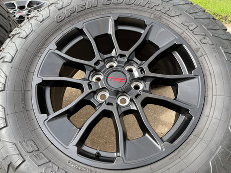 20" Toyota Tundra TRD OEM wheels rims 95314 65196 Sequoia TOYO A/T3 35" Texas Truck Tire
