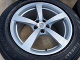 18" Porsche Macan OEM silver wheels rims 67519 67521 2020 2021 2022 2023 2024 Texas Truck Tire