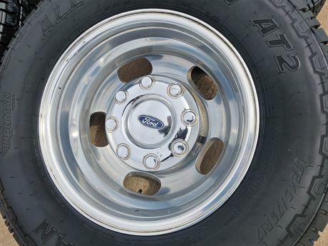 17" Ford F-350 Dually OEM 10477 10478 rims wheels 2024 2025 2026 IRONMAN A/T NEW Texas Truck Tire