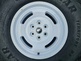 17" Ford Bronco HERITAGE Stroppe Edition 10463 OEM wheels rims white 2025 2026 Texas Truck Tire