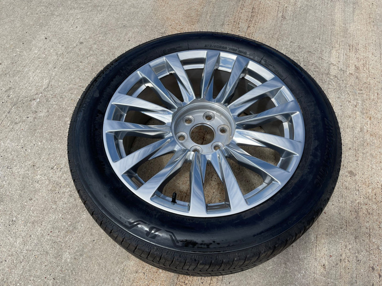22" Cadillac Escalade OEM 4873 95026 polished wheel rim 2021 2022 2023 2024 2025 Texas Truck Tire