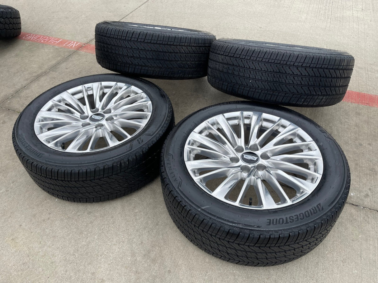 22" Cadillac Escalade Platinum OEM wheels rims tires 2024 2025 2026 NEW Texas Truck Tire